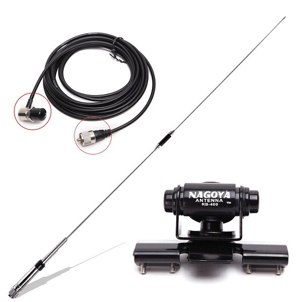 Handy, Mobiltelefon Antenne Bausatz Nagoya NL-770R UHF VHF Dual Band Clip montieren koxiale kabel für Auto Radio QYT kt-980Plus kt-8900 kt-8900d bj-218: wie gezeigt 3