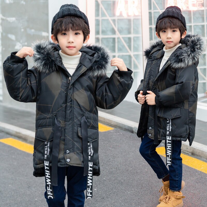 -30 grad Winter Jacken für Jungen Warme freundlicher Kleidung Schneeanzug Oberbekleidung freundlicher Kleidung Baby ist hingefallen Kapuze Mantel Kleinkind Parka