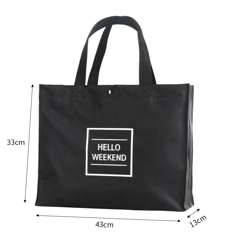 Femmes pliable sac à provisions réutilisable Eco grand unisexe sacs à bandoulière fourre-tout épicerie tissu sacs poche: big