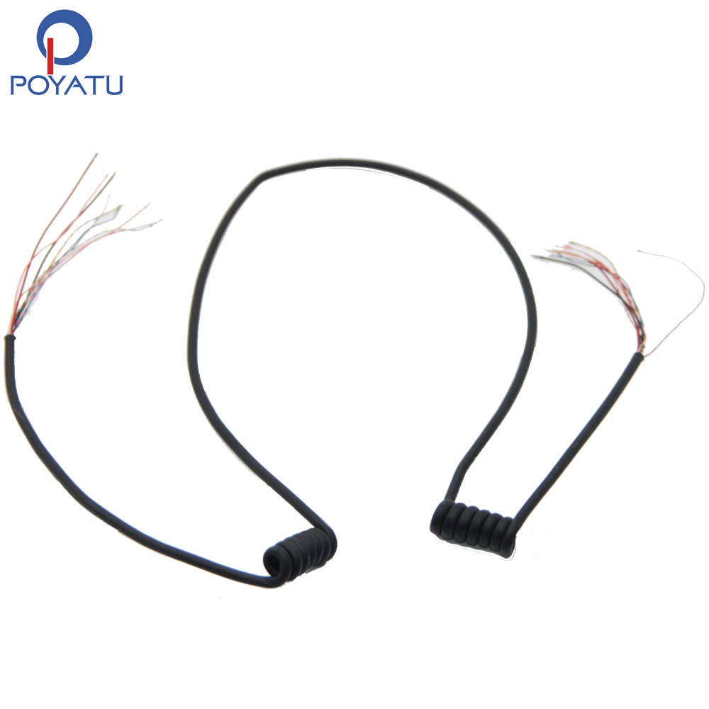 Cable de repuesto para diadema para Monitor/Monitor Marshall, auriculares inalámbricos Bluetooth, reparación de banda para la cabeza, Cable en espiral: Caqui