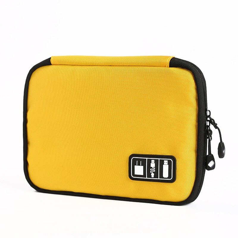 Watch Organizer Box FOR Apple watch band Strap iWatch box Packaging Watchband Holder roll bag Accessories Portable Storage Case: Yellow