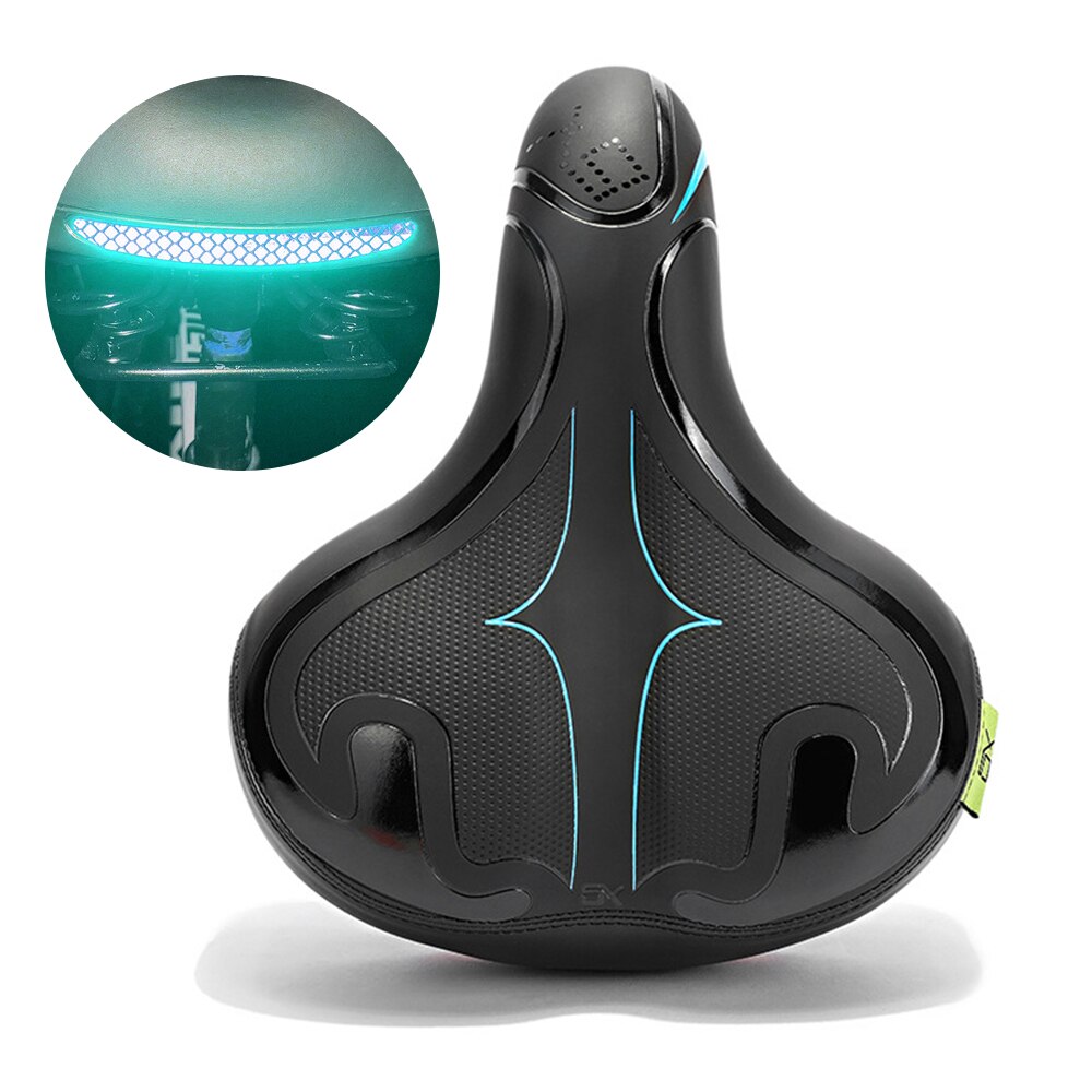 Sillín ancho para bicicleta, cojín cómodo para ciclismo de montaña o de carretera, ancho suave: D