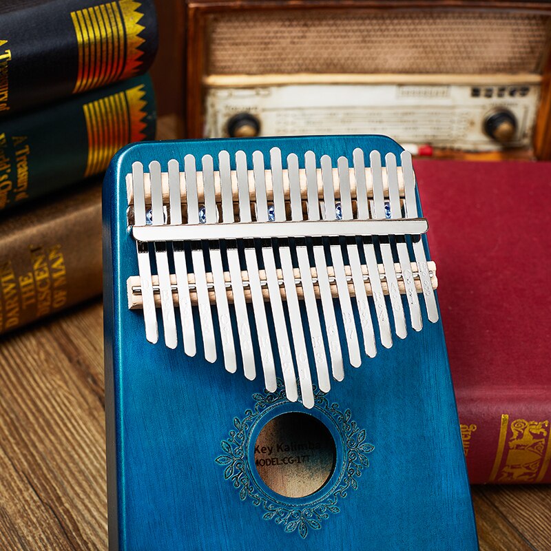 Kalimba 17 tasti Thumb Piano strumenti musicali in legno di alta qualità Mbira Body con libro di apprendimento Kalimba Piano regalo di natale