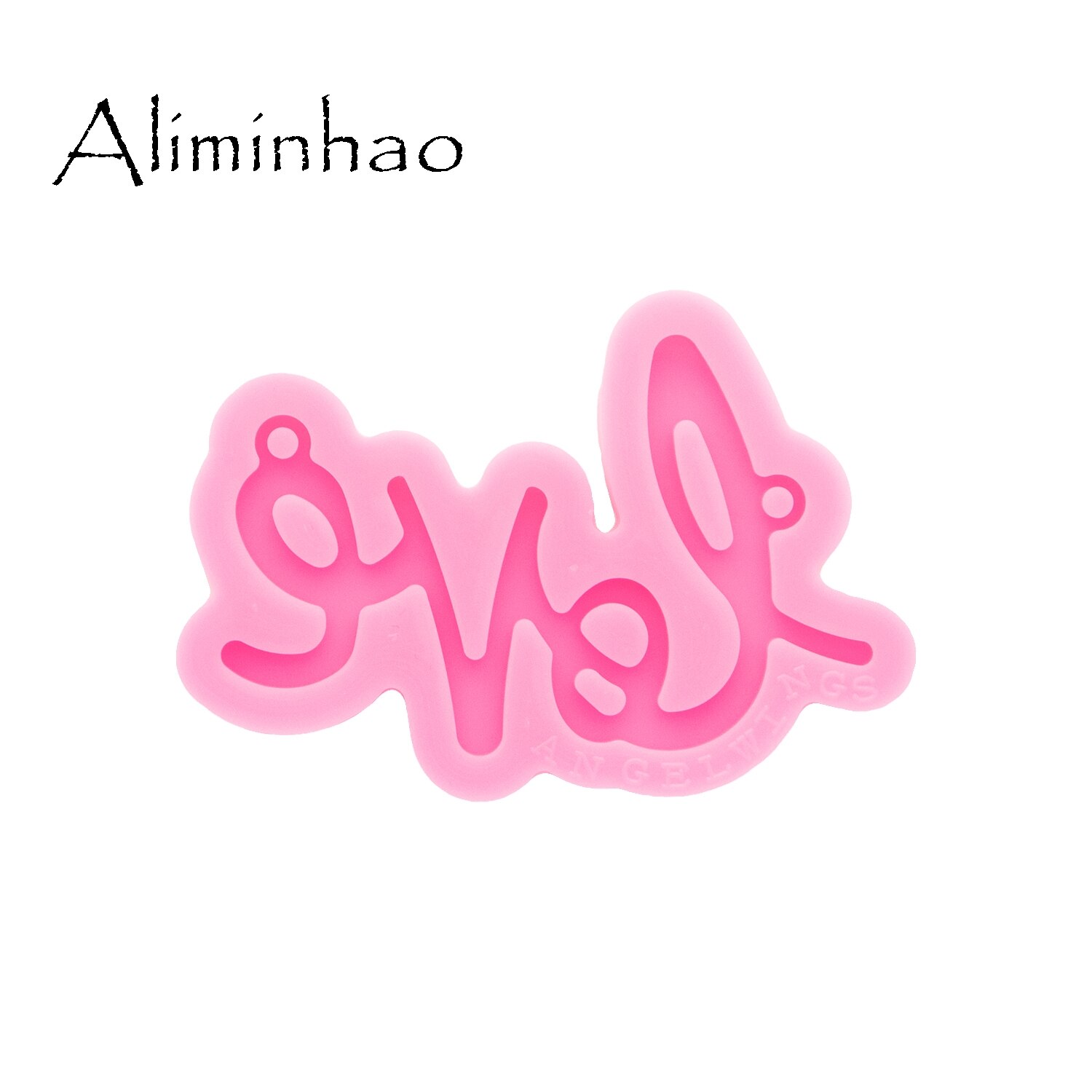 Dy0744 superglanzende s/l liefdesbriefvormmal van hars, siliconen mal voor doe-het-zelf kettingen, sieraden, epoxy knutselmal