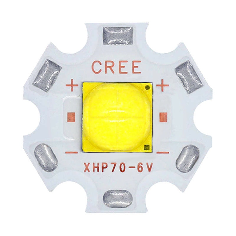 Original CREE 18W 30W Flashlight Lamp Beads XHP50.2 XHP70.2 LED diodes DC6V DC12V Generation White 6500K 20mm Copper PCB DIY