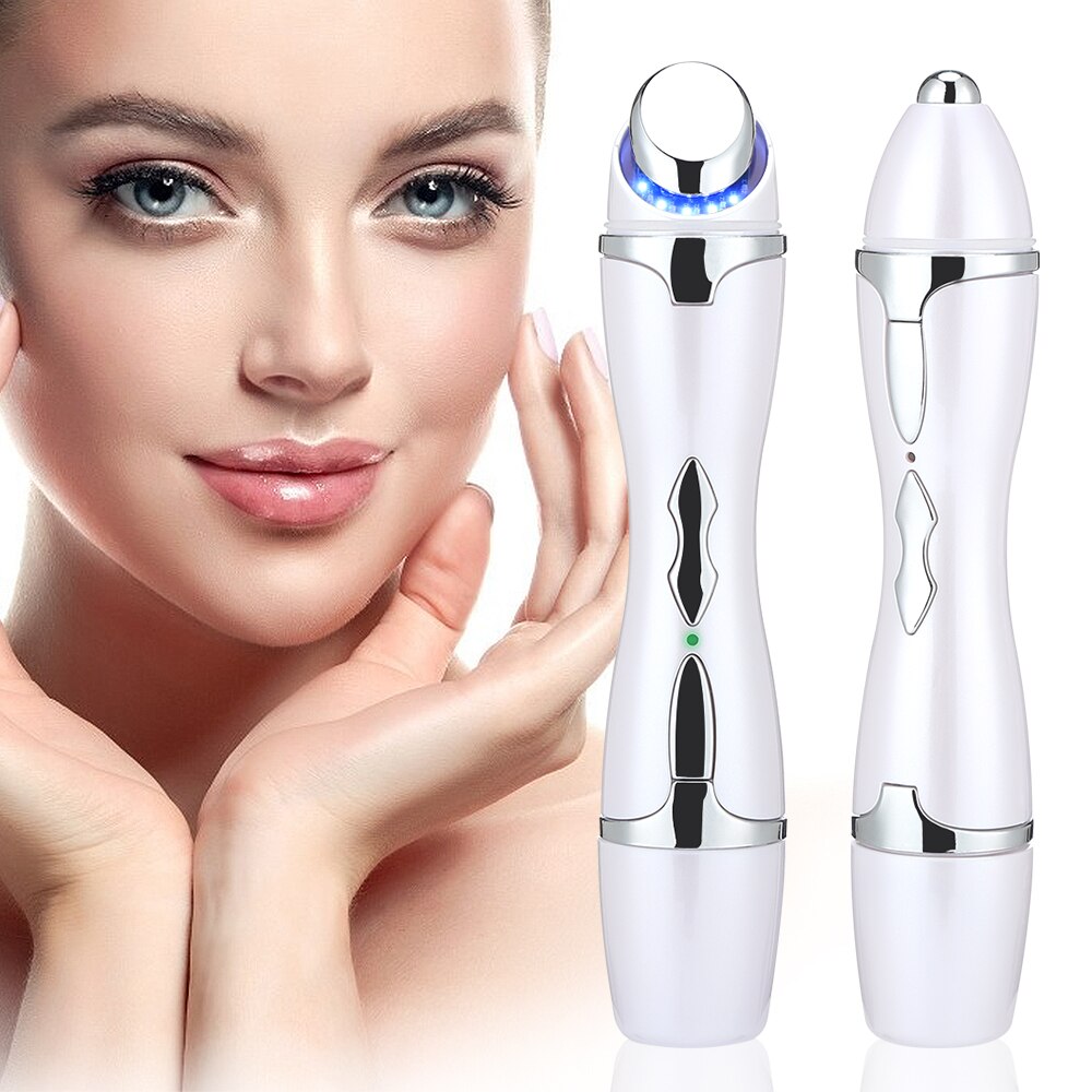 Ipl Eye Beauty Apparaat Verwarming Huidverjonging Apparaat Rood Blauw Massage Eye Massager Anti Rimpel Anti Aging Facial Massage