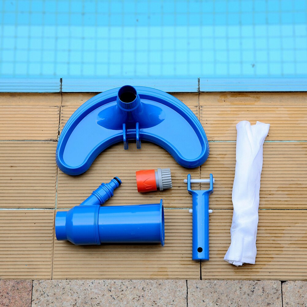 Eu us swimming pool vacuum cleaner cleaning disinfecting tool set suction head pond fountain spa swimming pool vacuum cleaner brush