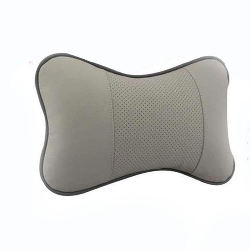 Accessories Interior Car Auto Seat Support PVC Leather Breathable Mesh Cushion Headrest Neck Pillow Health Care Car Headrest: 3