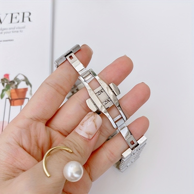 Stalen horlogeband voor Apple Watch Ultra Band ultra 49 mm 40 mm 44 mm Metaal 38 mm 42 38 IWatch-serie 10 9 8 7 6 SE 5 4 45 mm 46 mm