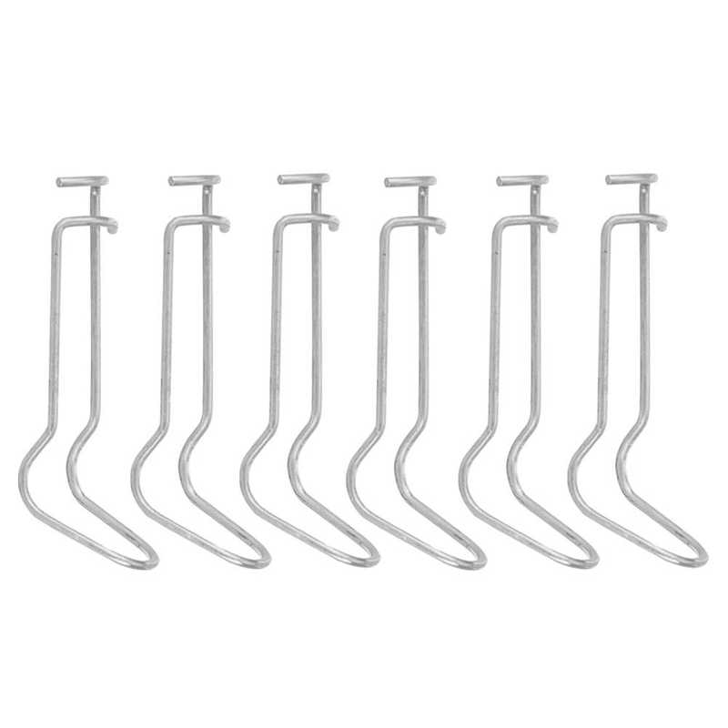 30pcs Plant Support Spring Clip Spring Wire Clip Stainless Steel Fixing Clamp for Garden Greenhouse Agriculture