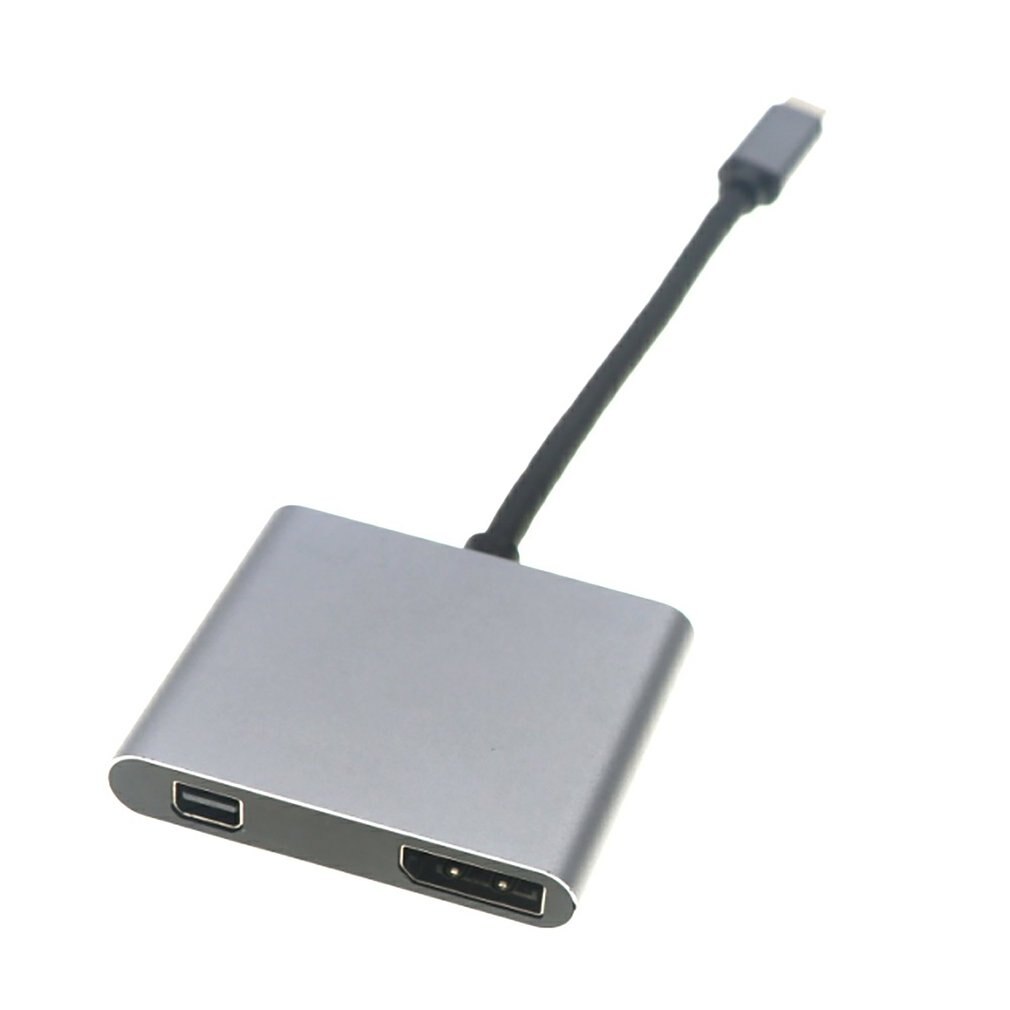 Usb C Naar Displayport Kabel 4K * 2K Type-C Naar Dp Mini Dp 2-In-1 Adapter Pd Snelle Oplader Voor Macpro Display Hud Docking Station