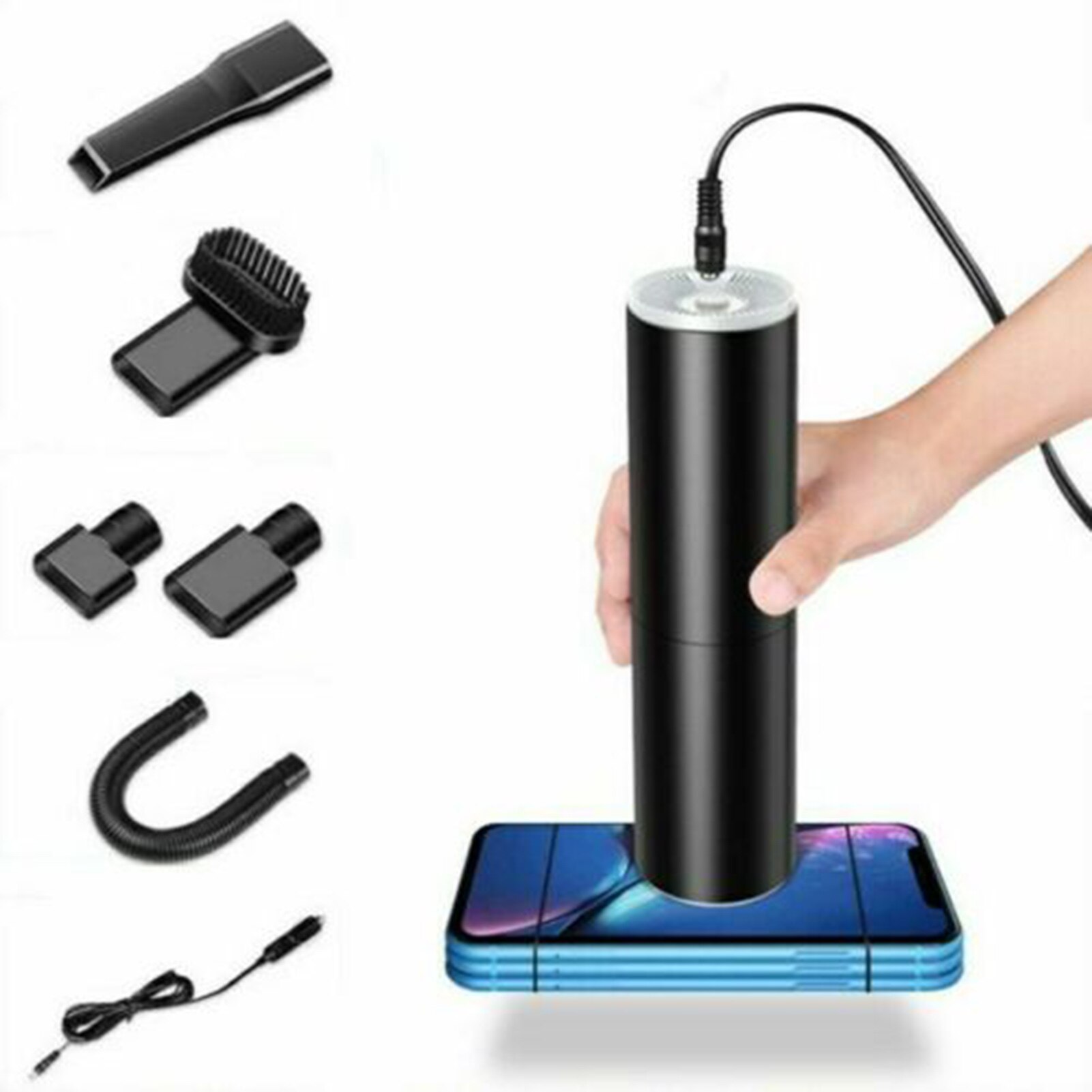 Handheld Vacuum Cordless Powerful Super Suction Portable Rechargeable Vacuum Cleaner Quick Charge for Car Home Pet Hair: A
