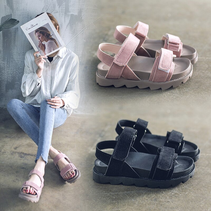 Gladiator Platform Women's Sandals Summer Women Chunky Beach Sandal Denim Comfortable Sandalias Mujer