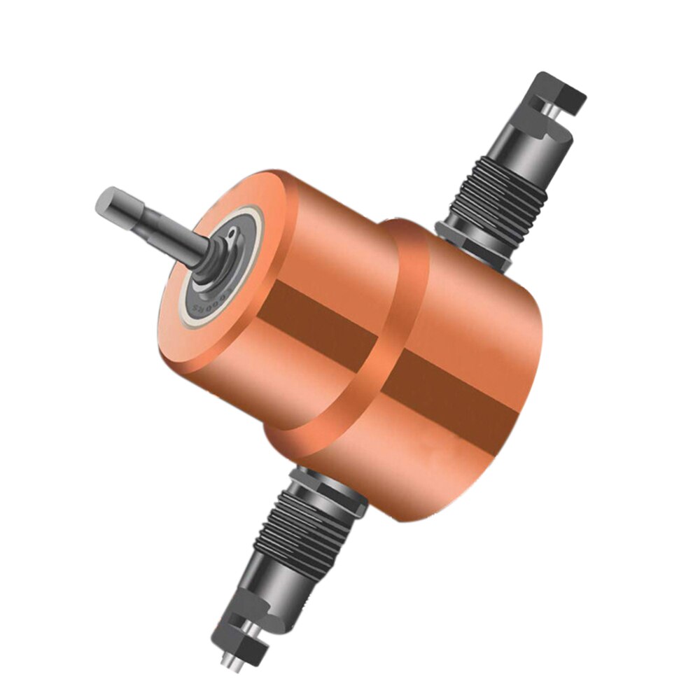 Double Tip Sheet Metal Cutting Nibbler Metal Saw Cutter 360 Degree Adjustable Drill Attachment with Punch Cutting Tools