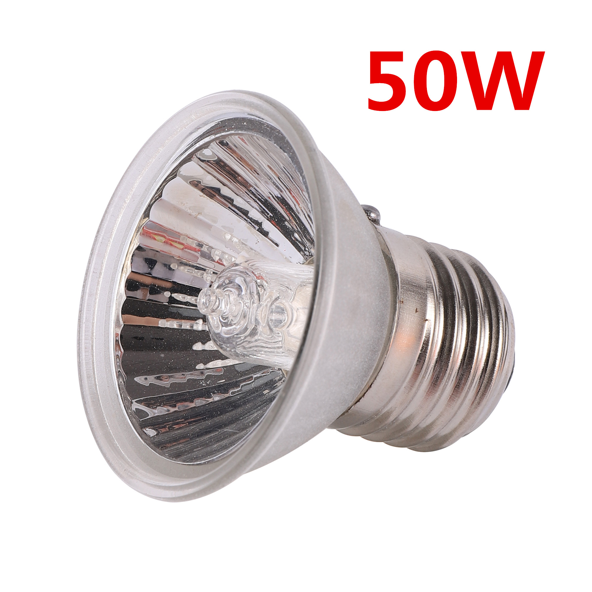 25/50/75W UVA + UVB 3,0 lámpara para reptiles bombilla tortuga tomar el sol bombillas de luz UV lámpara de calefacción anfibios lagartos controlador de temperatura 1 pieza: SCARLET