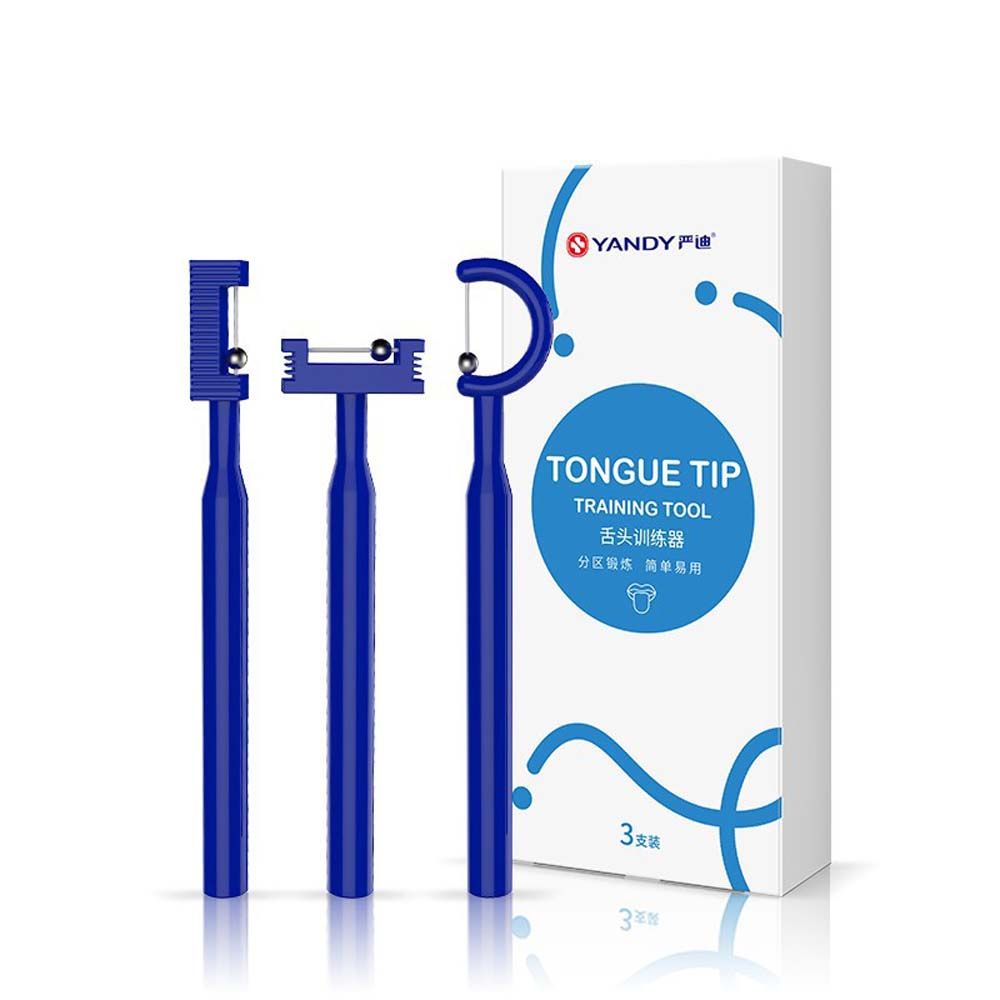Children Tongue Tip Exercise Tool Tongue Adults Oral Muscle Training Tool Kids Autism Speech Therapy Talk Tool: Default Title