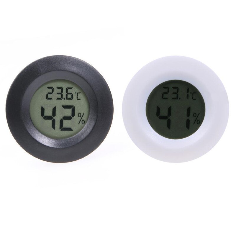 Høy nøyaktig digital termometer hygrometer måler for krypdyr skilpadde terrarium akvarium tank tilbehør temperatur fuktighet