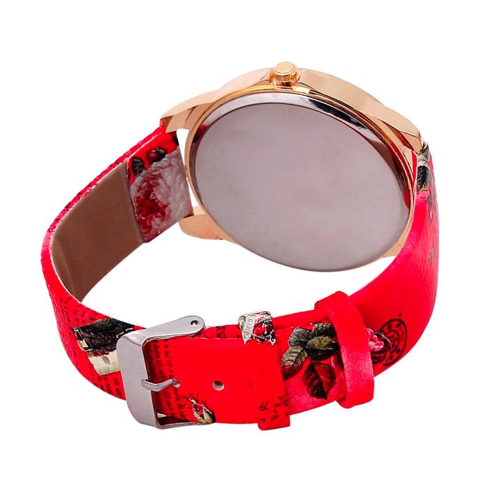 Women's Watch Tower Pattern Leather Band Analog Male Female Quartz Men Watches Vogue Wristwatch Ladies Girls Clock