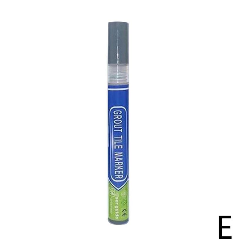 Tile Caulking Pen Color Waterproof Tile Gap Repair Pen Tiles Refill Grout Pen Mouldproof Filling Agents Bathroom Paint Cleaner: light grey