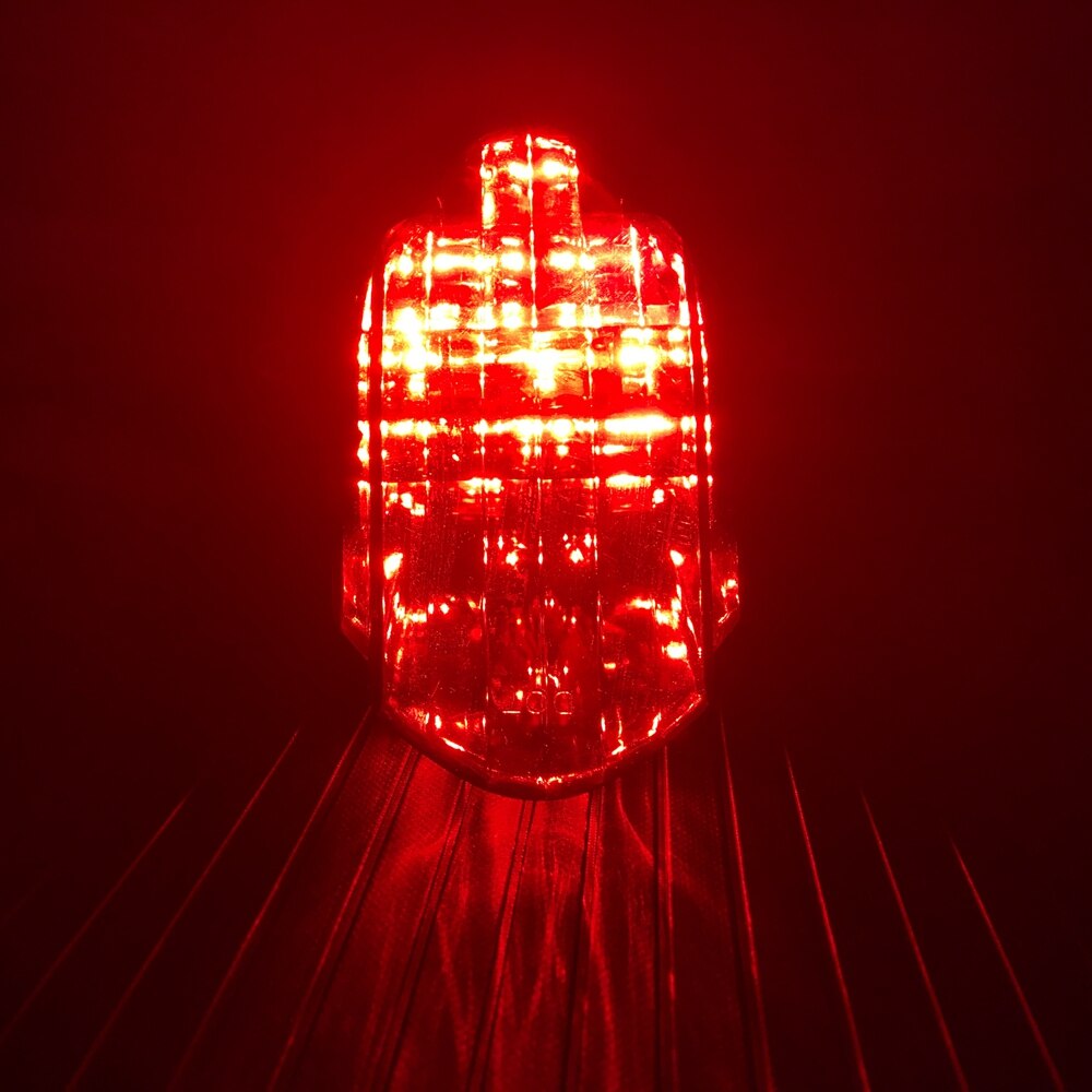 Clear Smoke LED Tail Light with Turn Signals For Aprilia RSVR4R RSV1000 05-08 Tuono V2 2005 2006 2007