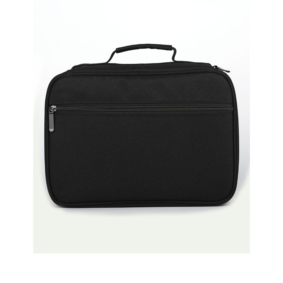 40/60 Holes Art Marker Pen Storage Bag Large Removable Pencil case Pen Bag Box Stationery Pouch: 40 holes black