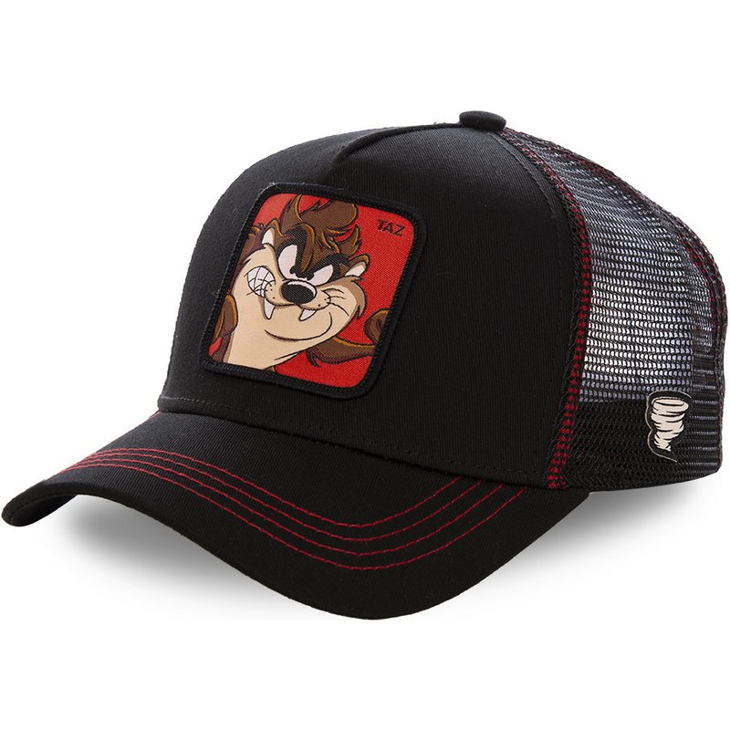 DAFFY COYOTE-gorra de béisbol con de conejo para hombre y mujer, gorro de béisbol con estampado de dibujos animados, Snapback TAZ ROAD, triangulación de envíos: TAZ black