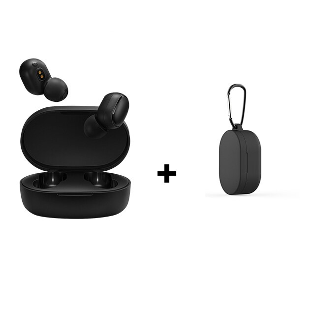 Xiaomi Redmi Airdots earphone original TWS wireless earbuds xiaomi redmi airdots bluetooth 5.0 earphones airdots: with black case