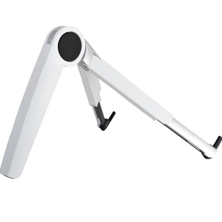 Foldable Aluminum Alloy Tablet Stand For 10-15 Inch Laptop 9-10 Inch Tablet Rotate Portable Tablet Holder Mount: White