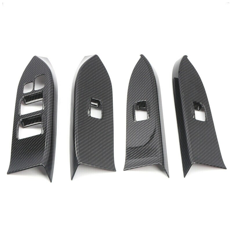 Molduras de marcos para ventana interior de coche, accesorios decorativos para Panel de botón interruptor, Mitsubishi Pajero