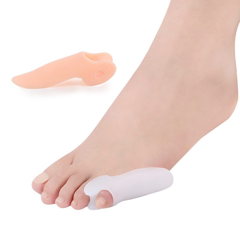 1 paar Silikon Kleinen Zeh Finger Haarglätter Hallux Valgus Ballen Korrektor Fuß Gesundheit Pflege Produkt