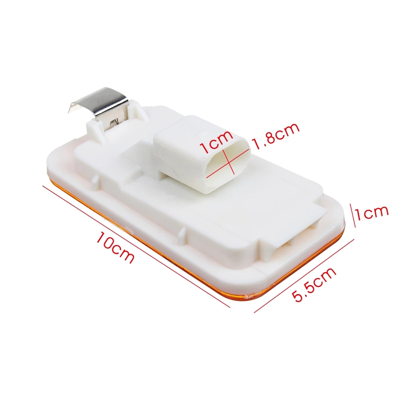 Feu de position latéral LED ambre pour camion Volvo, indicateur lumineux, 4 LED, FM/FH, -24V