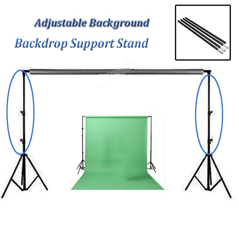 2.8m/9.2ft Adjustable Crossbar for Photo Background Backdrop Support Stand System Durable And Exquisite Workmanship