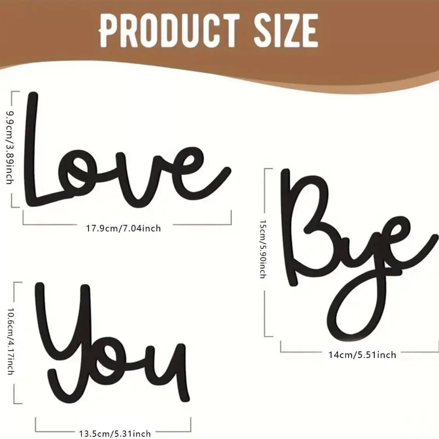 Love You Bye Sign Boven Deur Topper Decoratie Muurkunst Houten Script Decor voor Deur Thuis Valentijnsdag Bruiloft Thanksgiving Cadeau