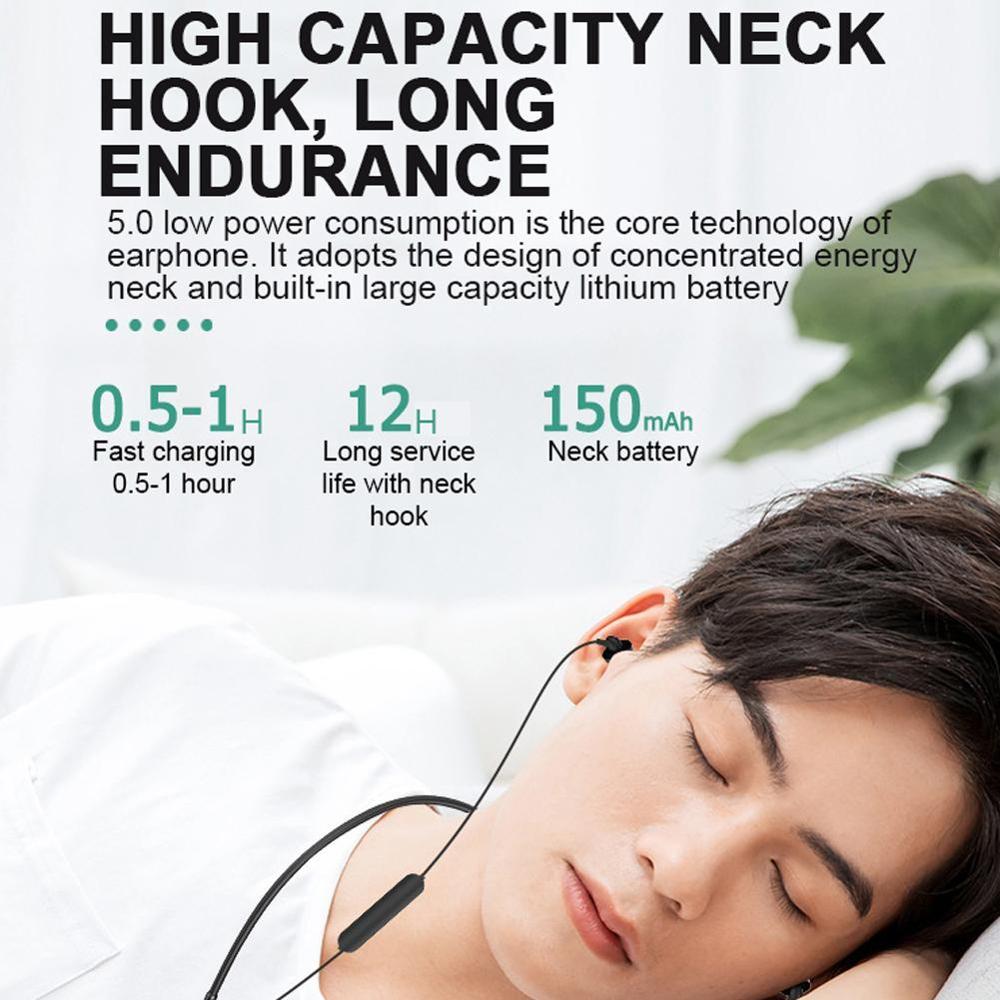Bluetooth Drahtlose Schlaf Kopfhörer HiFi Weichen Silikon Drahtlose Headset in-Ohr Kopfhörer Lärm abbrechen Kopfhörer Mit Mic