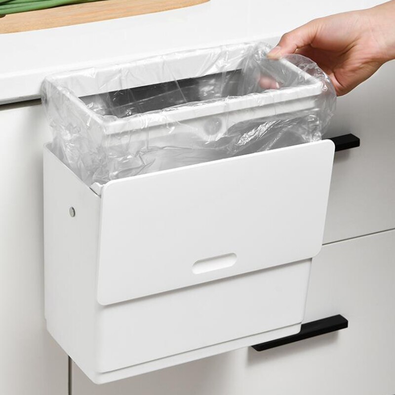 Joybos 6L Prullenbak Keuken Opbergkast Abs Keuken Vuilnisbak Muur Gemonteerde Imperforate Prullenbak Recycle Vuilnis bin