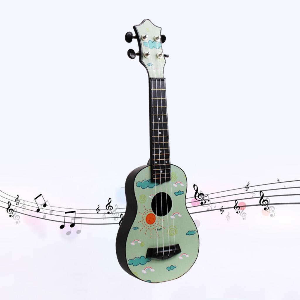 Professionele Ukulele Kleine Gitaar Kinderen Gitaar Speelgoed Snaarinstrumenten Voor Kinderen Volwassenen Beginners Kerstcadeaus: Green