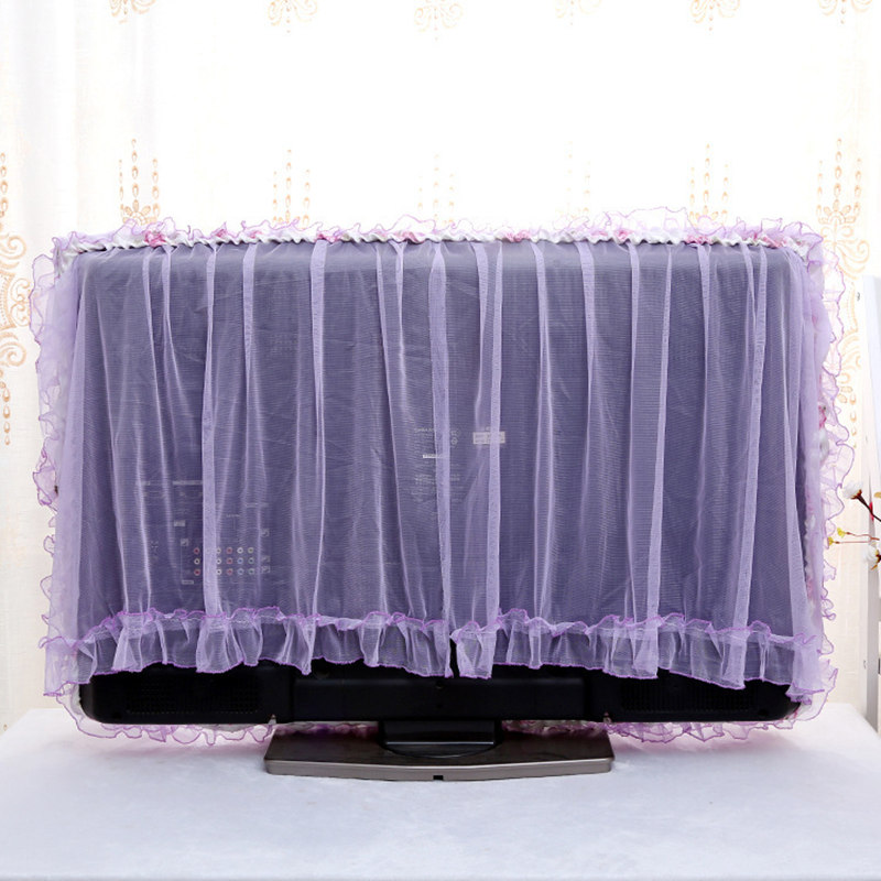 Home Textile Delicate Television Dustproof Covers LCD TV Screen Protector 32-70 Inch Hanging TV Dust Cover Wall Mounted TV Cover: 01 / 70inch