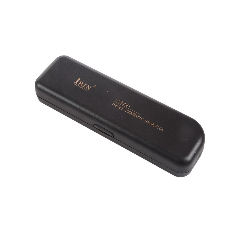 Irin 16 hull 64 tone munnspill kromatisk munnorgel harpe gaita munnspill treinstrumenter med kasse