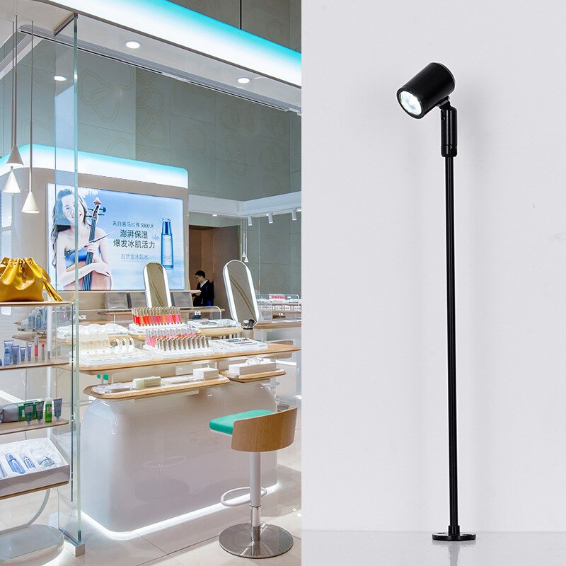 4 Pcs 1W 3W Led Licht Voor Showcase Led Vitrine Verlichting Display Spotlight Voor Sieraden Boutique Kast Foto 15 Cm