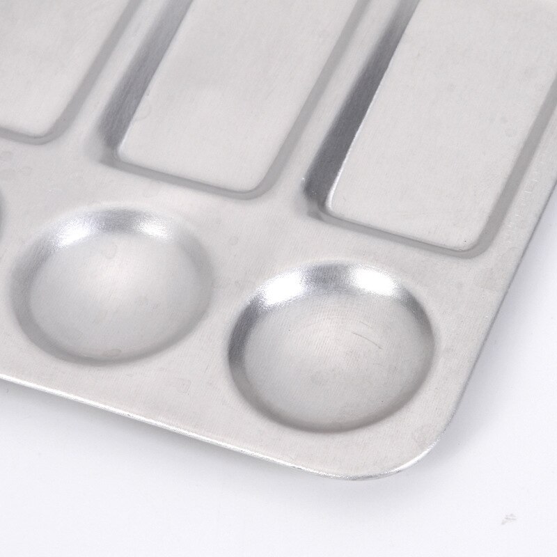 1pc Rectangle Pigment Palette 12 Grid Aluminum Palette For Oil Watercolour Gouache Painting Pallet Students School Art Supplies