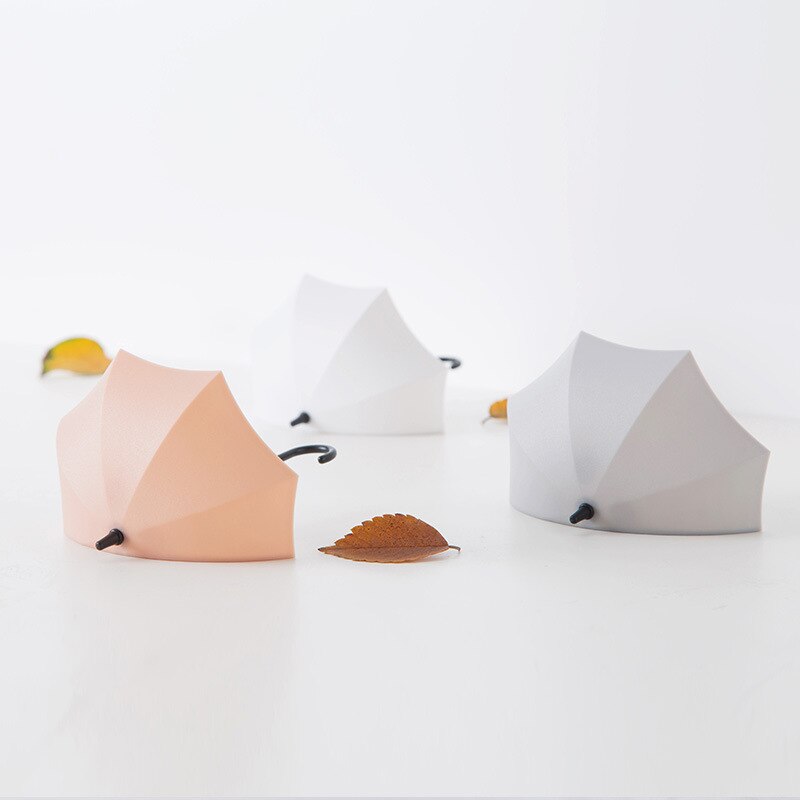 Colgador de pared con forma de paraguas, perchero para colgar artículos pequeños, cocina, baño, almacenamiento, decoración del hogar y la Oficina, 3 unids/lote