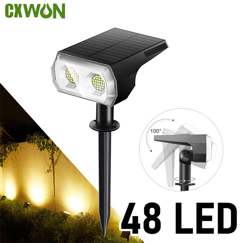 Solar LED Light Outdoor Garden Light Solar Lawn Lamp Driveway Landscape Lighting Solar Spotlight Patio Porch Solar Wall Light