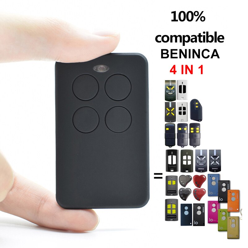 Gate Remote Control BENINCA TO GO 2VA 4VA 2WV 4WV 2WP 4WP 433 MHz Fixed Rolling Code Auto Scan 4CH Clone Opener For Garage Best