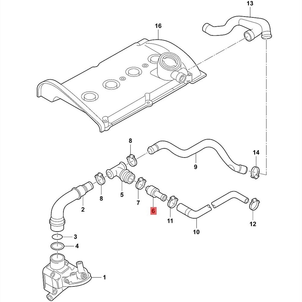 035103245g 035 103 245 g vevhusavgasventil för  a3 a4 tt passat bora polo beetle exeo st tuke 1.8t pcv ventilator