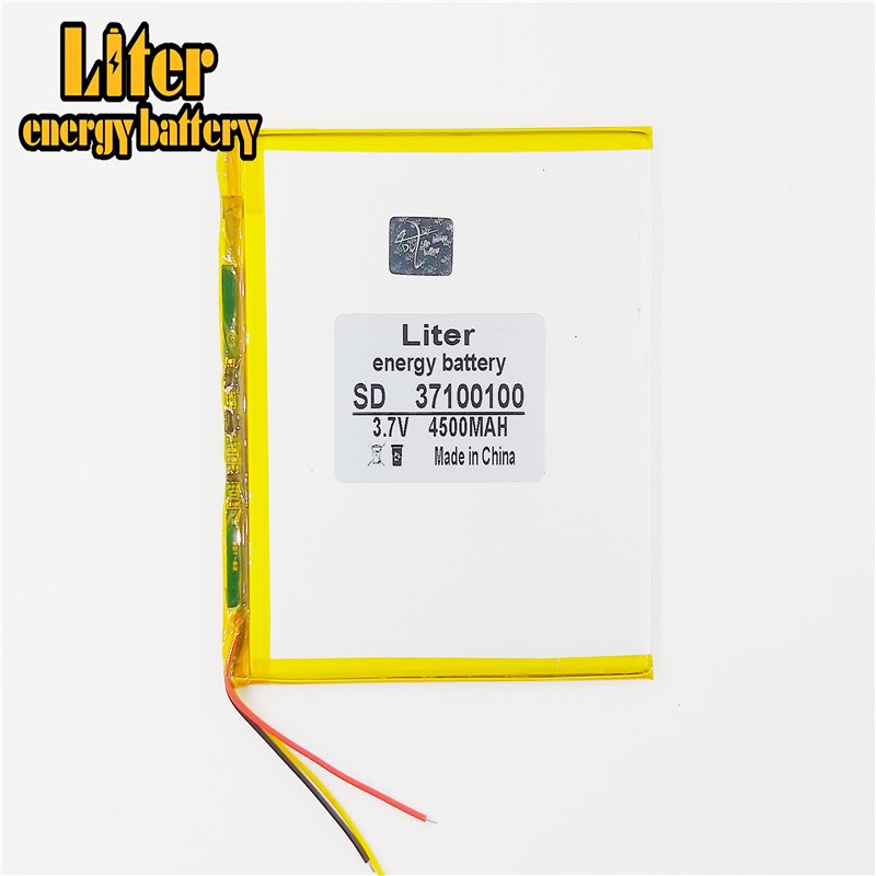 3 linha 37100100 3.7V 4500MAH bateria Li-ion para tablet pc 7 Universal polegada polegada polegada 10 9 8 polegada: 37100100