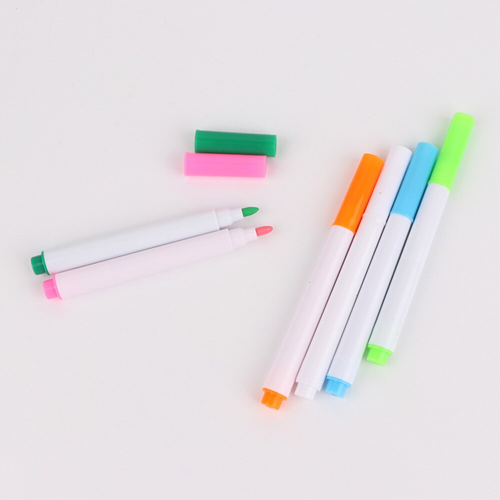 12 färger dammfria raderbara flytande krita markörer färgpennor för barn barn ritning målning födelsedag christma