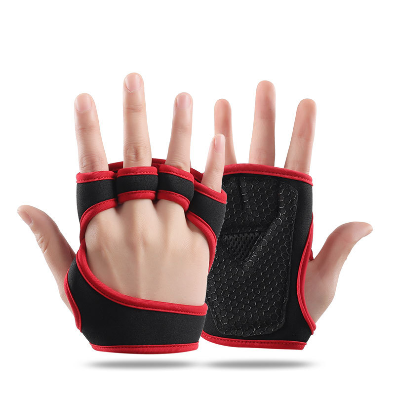 Gewichtheffen Trainingshandschoenen Voor Mannen Vrouwen Fitness Sport Body Building Gymnastiek Antislip Hand Pols Beschermer Handschoenen: XL / Roze