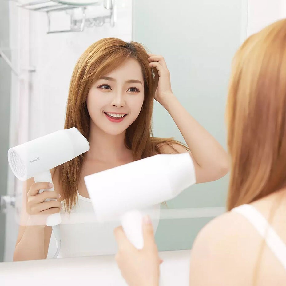 Xiaomi mijia showsee anion hårtørrer 1800w hårpleje professinal hurtig tør bærbar hårtørrer