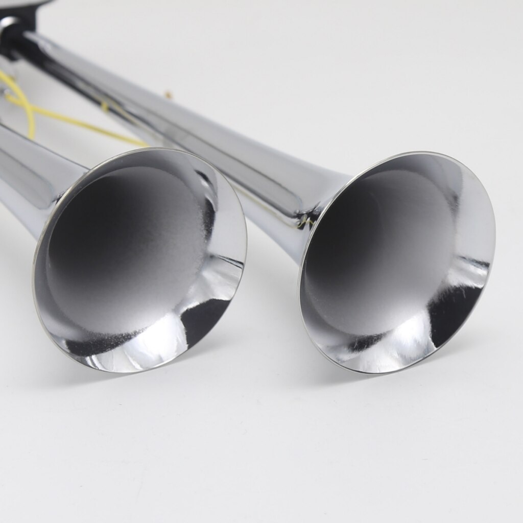 Air Horn Dual Trumpet Super Loud 135db Compressor Set Car Truck Train Boat
