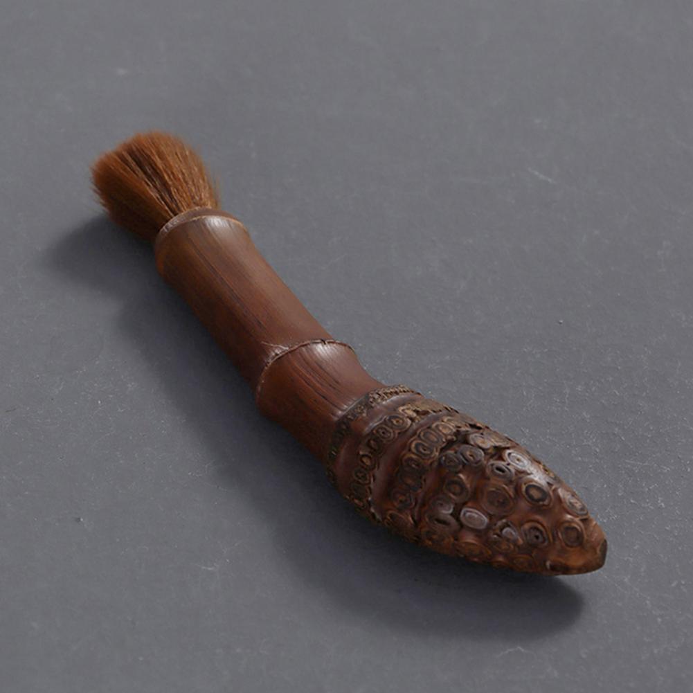 Caneta fina de bambu para fazer chá, acessório para uso doméstico, pote de bambu feito de madeira